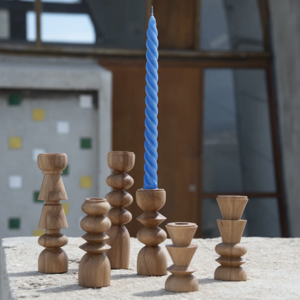 Bougeoirs de Sidonie Panache chez Maison Mirbel à Marseille.