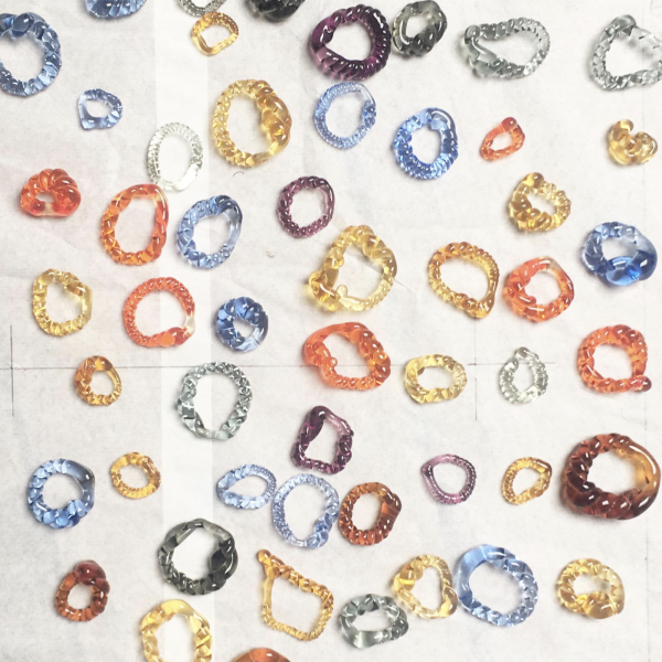 bague en verre Anicé pour Maison Mirbel