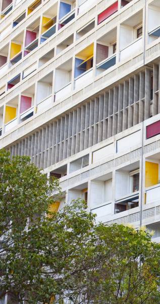 Rideau soie le Corbusier 1 - Maison Mirbel